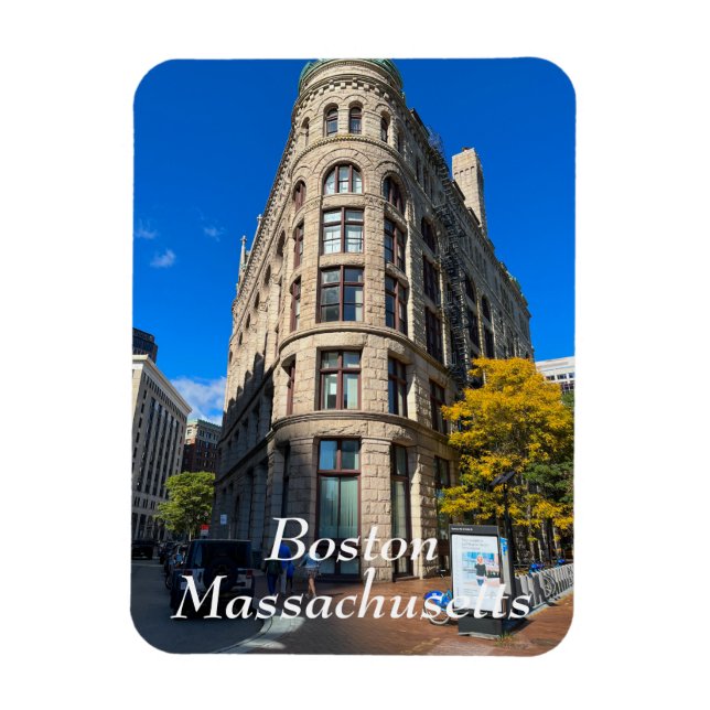 Boston Massachusetts Magnet (Vertikal)