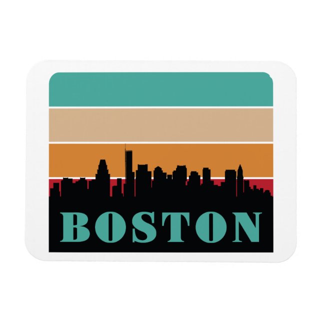 Boston Massachusetts Magnet (Horisontell)