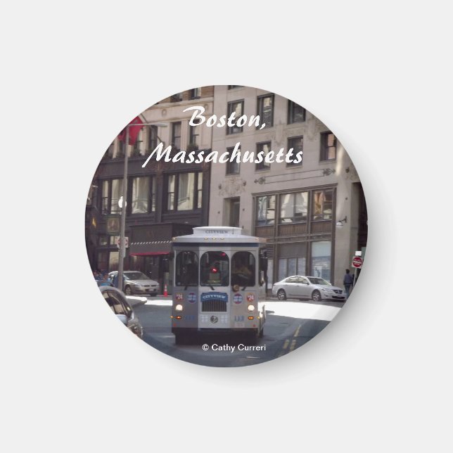 Boston, Massachusetts Magnet (Framsidan)