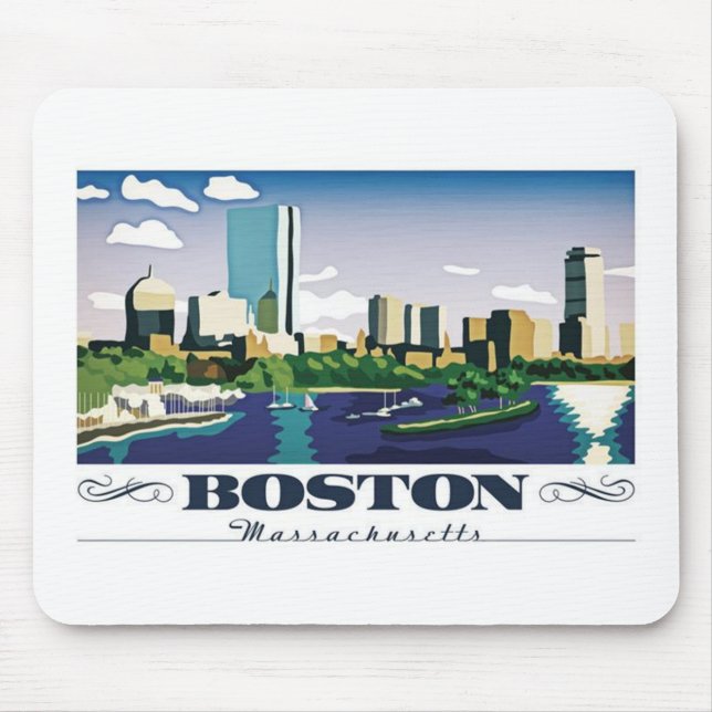 Boston, Massachusetts Musmatta (Framsidan)