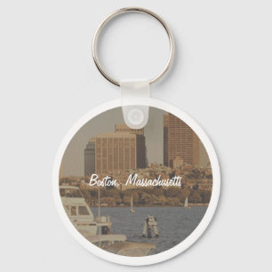 Boston Massachusetts Nyckelring