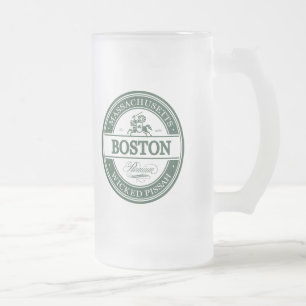 boston massachusetts - ond pissah frostat ölglas