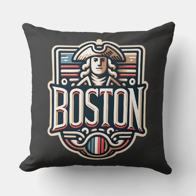 Boston Massachusetts Paul Revere Kudde (Framsida)