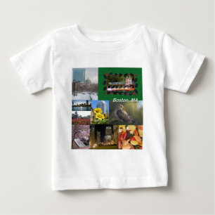 Boston, Massachusetts Photo Collage T-shirt