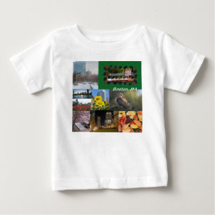 Boston, Massachusetts Photo Collage Tee Shirt