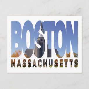 Boston, Massachusetts Postcard Vykort