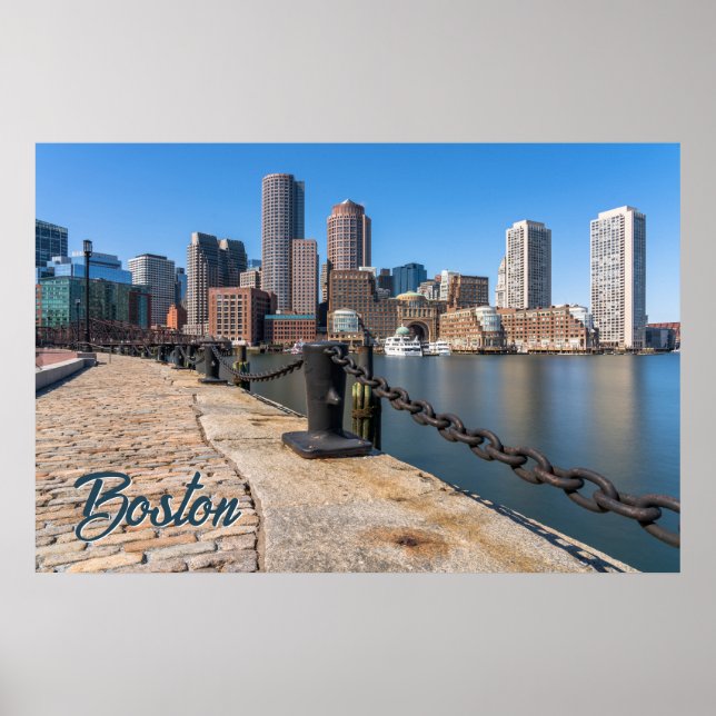 Boston Massachusetts Poster (Framsidan)