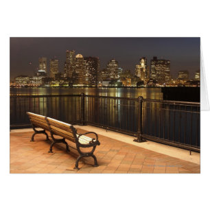 Boston, Massachusetts skyline 3 Hälsningskort