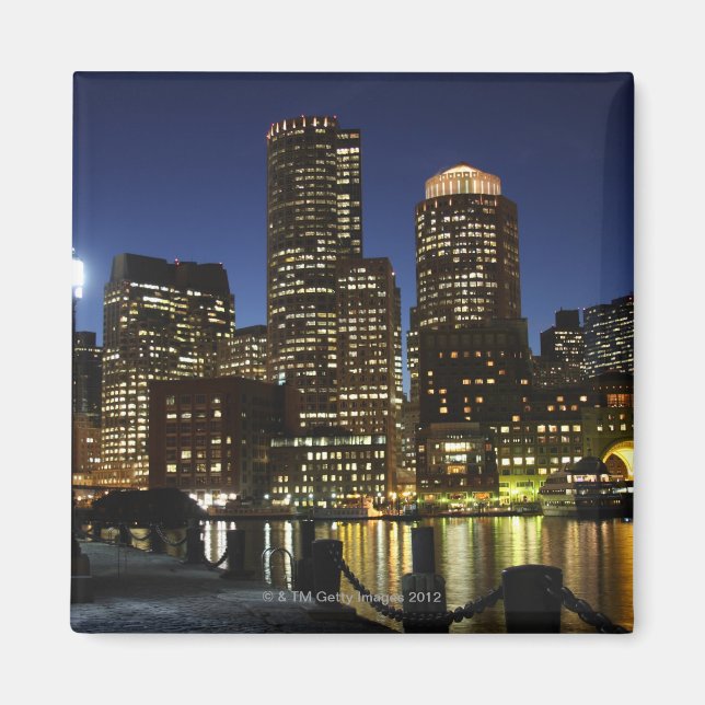 Boston, Massachusetts skyline Magnet (Framsidan)