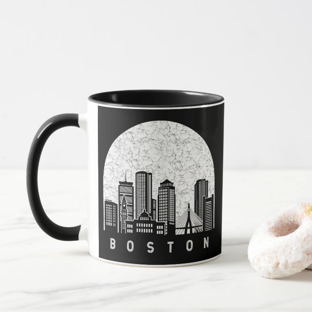 Boston Massachusetts Skyline Mugg (Med munk)