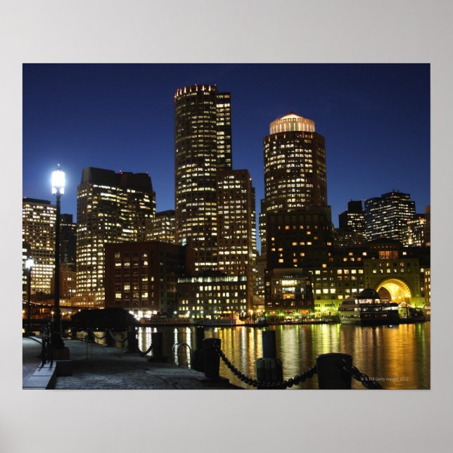 Boston, Massachusetts skyline Poster (Framsidan)