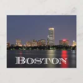 Boston Massachusetts Skyline - USA Vykort