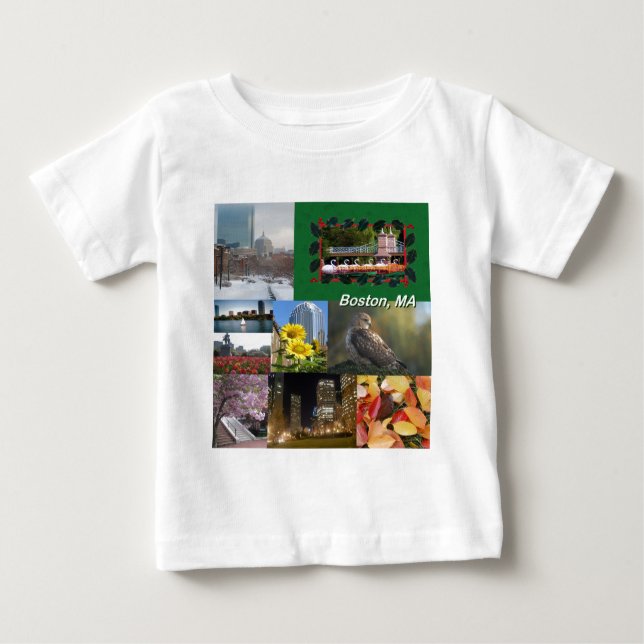 Boston, Massachusetts T-shirt (Framsida)