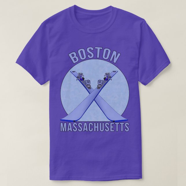 Boston Massachusetts T Shirt (Design framsida)