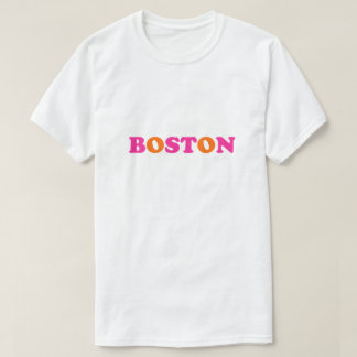 Boston Massachusetts T Shirt