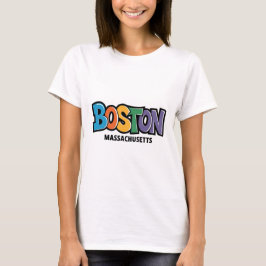 Boston Massachusetts T Shirt