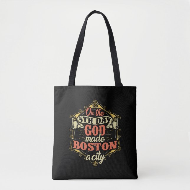 Boston Massachusetts Tygkasse (Framsida)