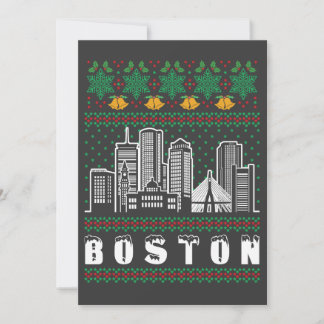 Boston Massachusetts Ugly jul Inbjudningar