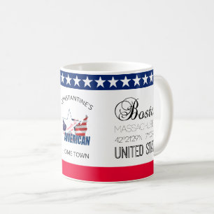 Boston, Massachusetts, United Stater elegant Kaffemugg