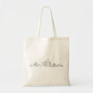 BOSTON Massachusetts USA City Skyline Silhouette Tygkasse