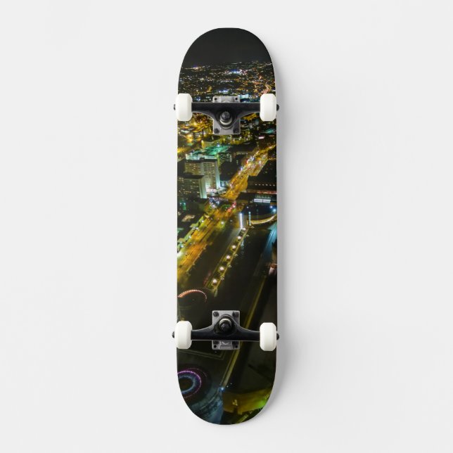 Boston Massachusetts, USA Mini Skateboard Bräda 18,7 Cm (Framsida)