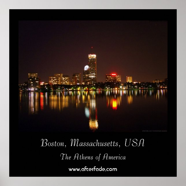 Boston, Massachusetts, USA Poster (Framsidan)