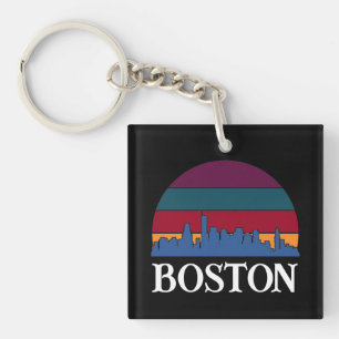 Boston Massachusetts Vintage Cityscape