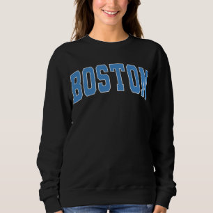 Boston Massachusetts Vintage College Stil Sweats T Shirt