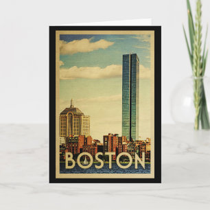 Boston Massachusetts Vintage resor Kort