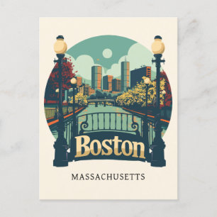 Boston Massachusetts Vykort