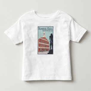 Boston MassachusettsFaneuil Hall beskådar T Shirt