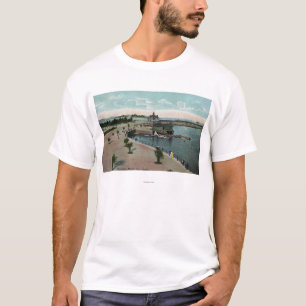 Boston MassachusettsGeneral beskådar av stad Tee Shirt