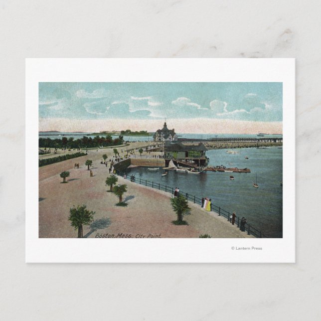 Boston, MassachusettsGeneral View of City Vykort (Framsida)