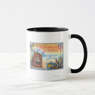 Boston MassachusettsHistorical Boston platser Mugg