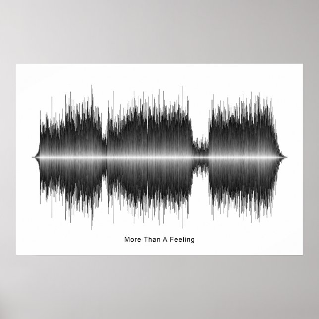 Boston mer än en ljudvågskonst poster (Framsidan)