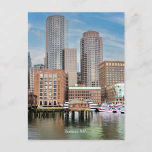 Boston, MORSA cityscape-foto Vykort
