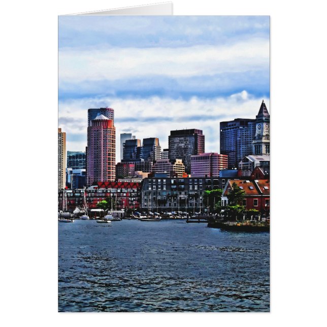 Boston MORSA - Inner Harbour Hälsningskort (Framsidan)