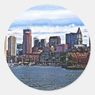 Boston MORSA - Inner Harbour Runt Klistermärke