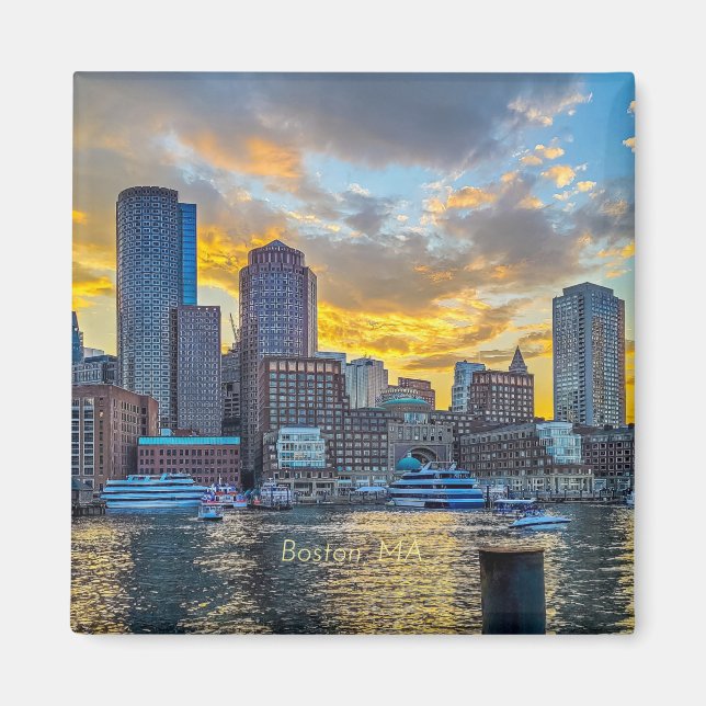Boston, MORSA skyline Magnet (Framsidan)