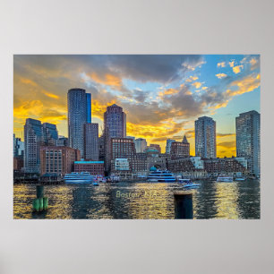 Boston, MORSA skyline Poster