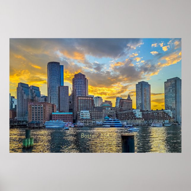Boston, MORSA skyline Poster (Framsidan)