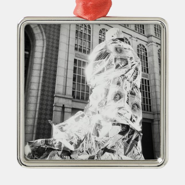 Boston, MORSA USA, Springer i Foil Boston Marathon Julgransprydnad Metall (Framsidan)