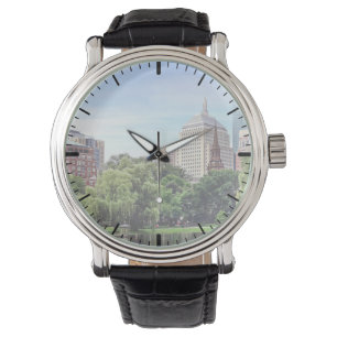 Boston MORSA - View from Boston Public Garden Armbandsur