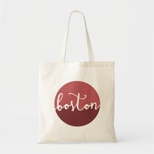Boston MORSOR som | rostar, cirklar Ombre Tygkasse (Framsidan)