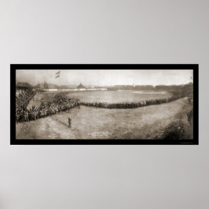 Boston & NY Baseball Photo 1904 Poster