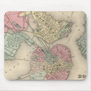 Boston och angränsande städer musmatta