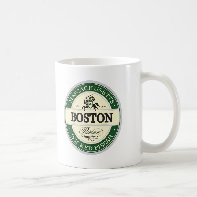 boston - ond pissah kaffemugg (Höger)