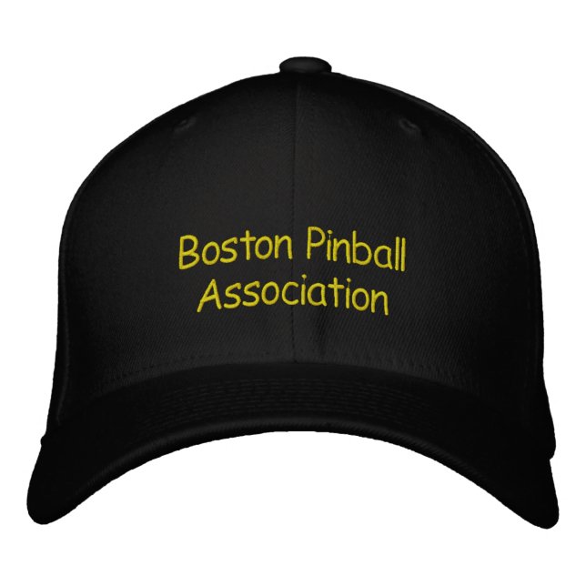 Boston Pinball Association Broderad Keps (Framsida)