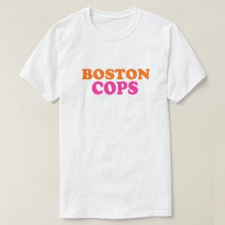 Boston Police Officers Cops T Shirt