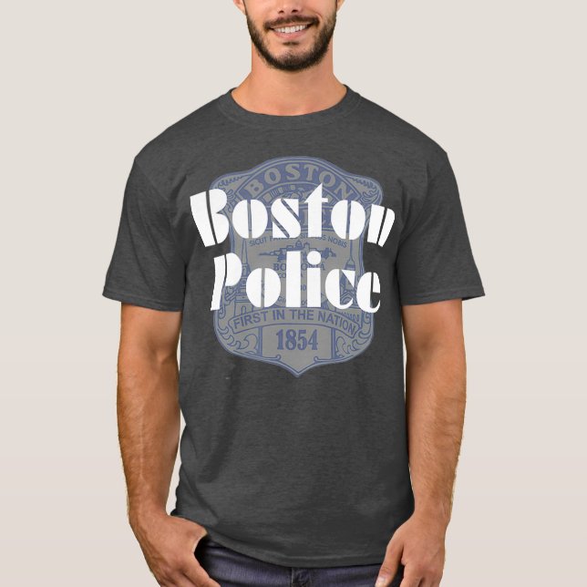 Boston Police Vintage BPD Tee (Framsida)